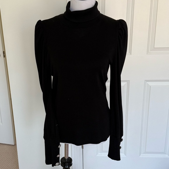 Veronica Beard Black Turtleneck Sweater - Picture 3 of 7